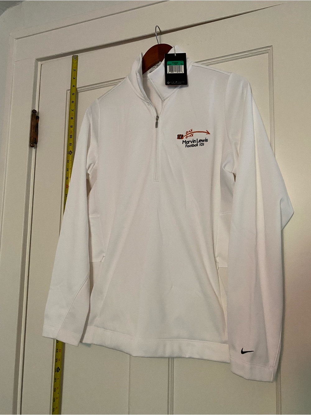 Bengals Marvin Lewis football 101 Nike Golf performance therma fit jacket